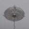 Ekena Millwork Attica PVC Ceiling Medallion (Canopies up to 6 3/4"), 19"OD x 3 1/2"ID x 1"P, Bright Coat Aluminum CMP19ATBAL - alternate 7